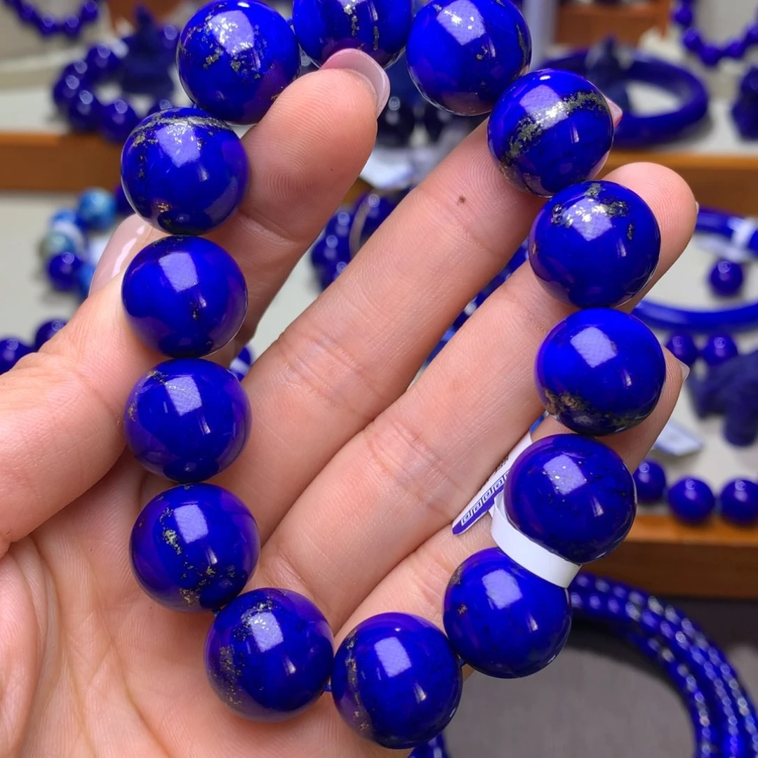 青金石手串未镶嵌15mm7555