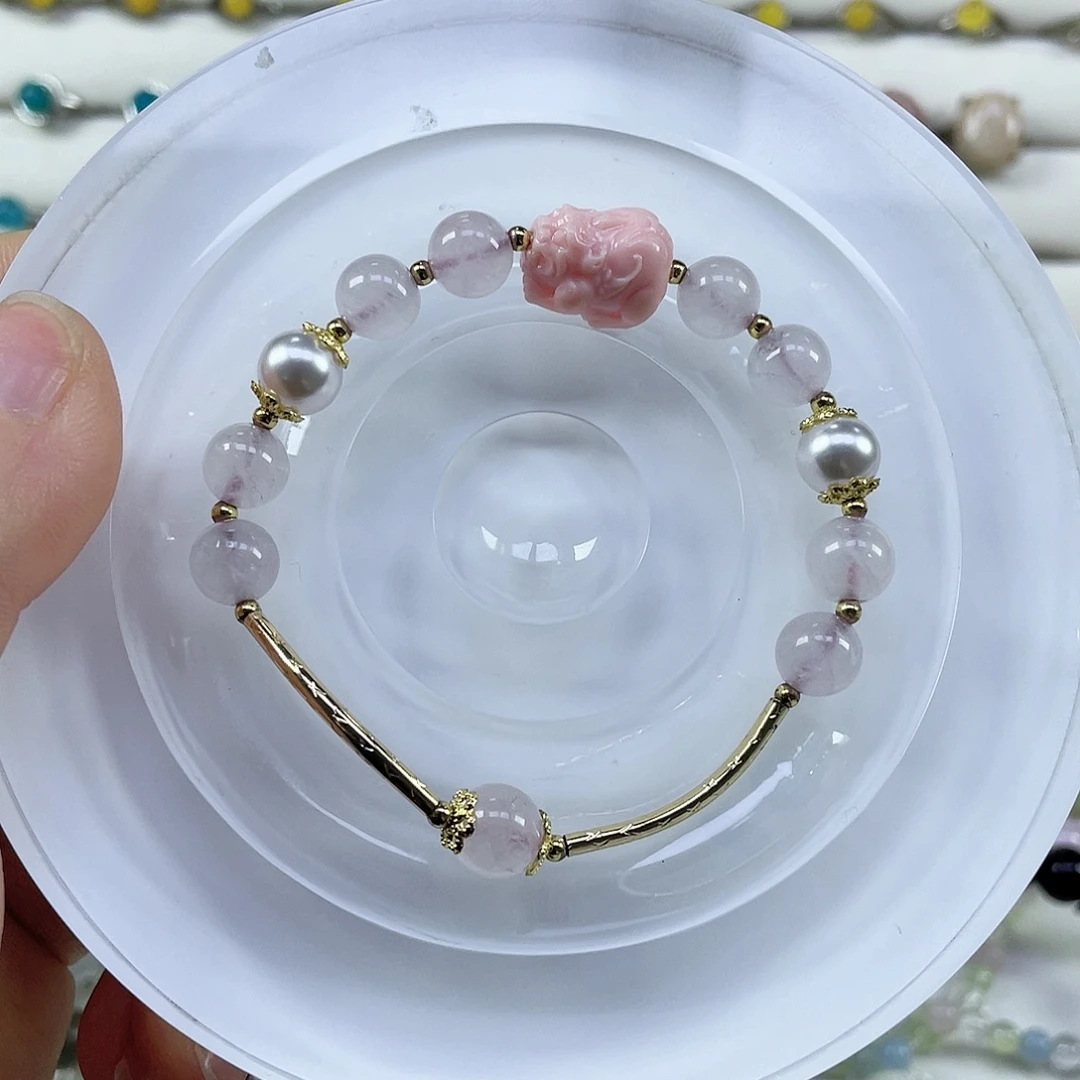 未镶嵌水晶手链天然水晶手串