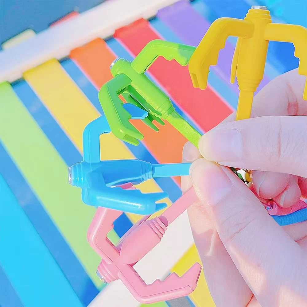 弹簧蛋仔钩爪飞钩生日派对蓝色礼物户外网红爆款儿童创意潮玩玩具