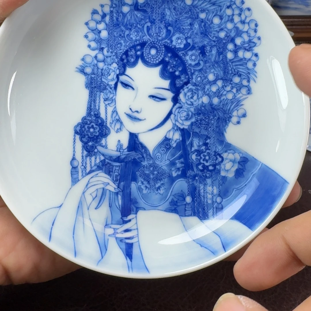 瓷片当代景德镇陶瓷手绘茶具