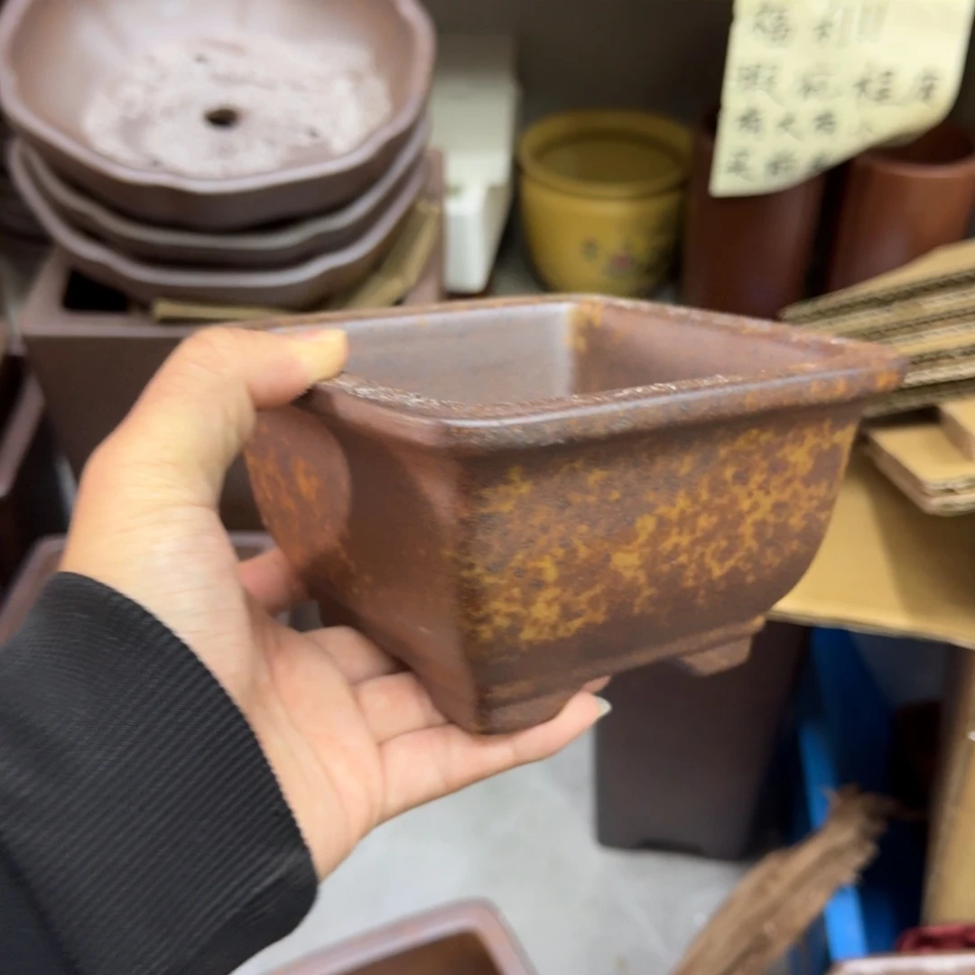紫砂花盆8号宜兴紫砂正品12x7