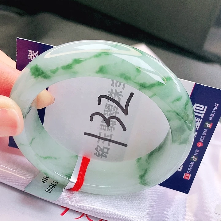 翡翠未镶嵌手镯缅甸天然a货翡翠手镯