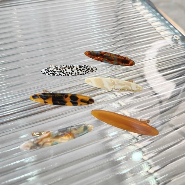 【6只】森系原创设计女鸭嘴夹边夹发夹百搭弹簧夹时髦小姨风