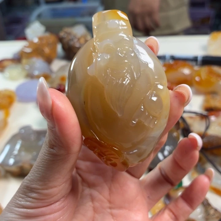 玛瑙/玉髓未镶嵌吊坠(不含链)