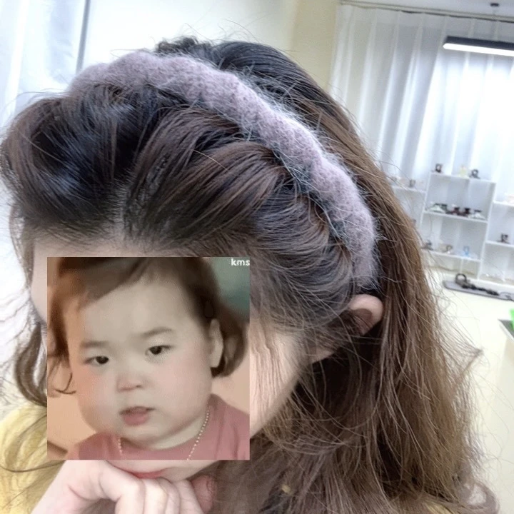 L313夕洛发箍原创设计日韩少女风复古宫廷发箍法式气质秋冬