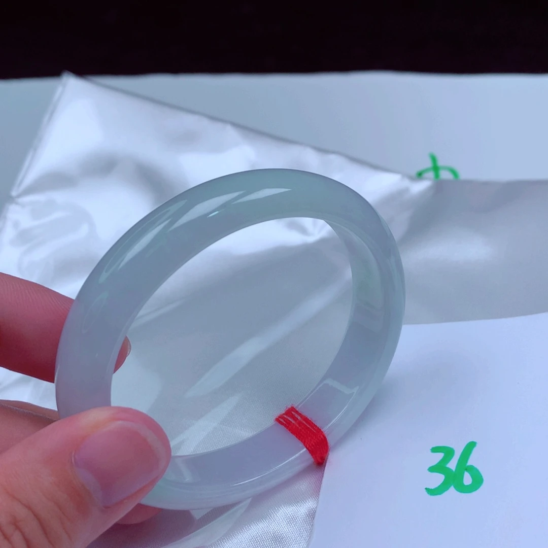 未镶嵌手镯翡翠缅甸天然A货翡翠手镯55.8贵妃