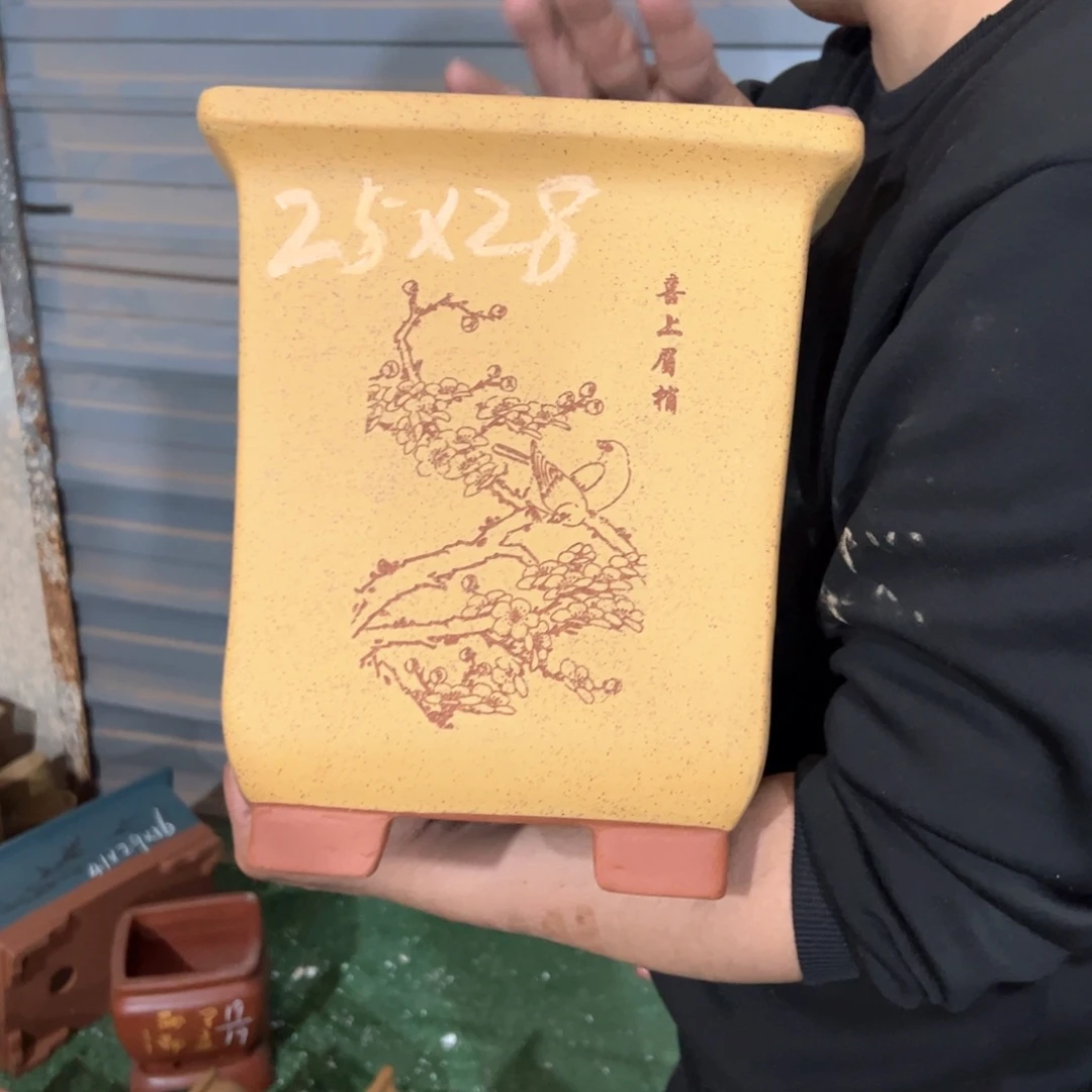 紫砂花盆紫砂花盆