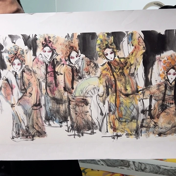 国画老**5许若文老师作品国画