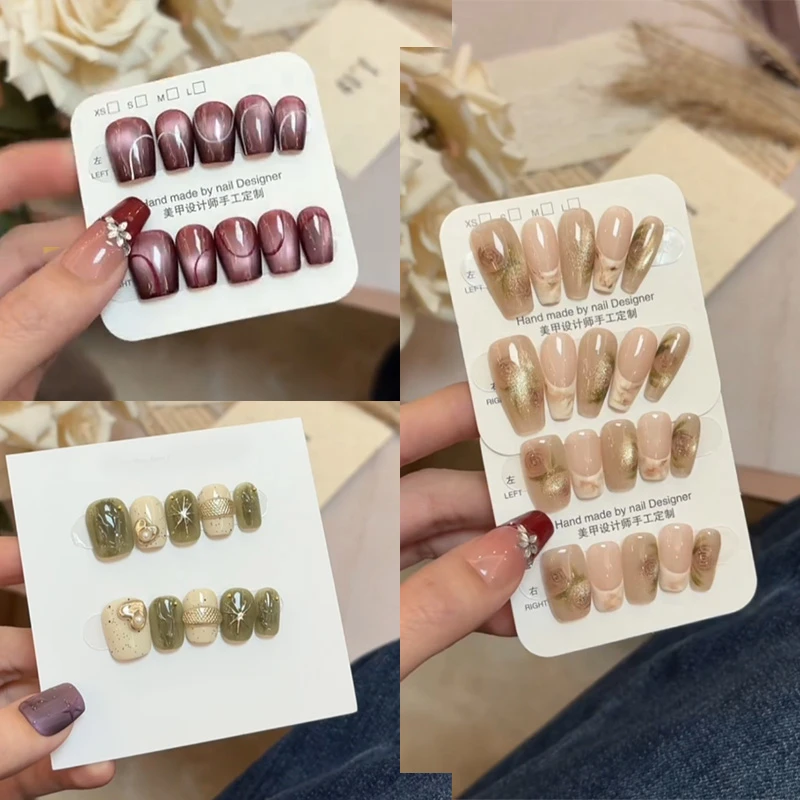 缦禾手工穿戴甲-孤品拍下备注编码15