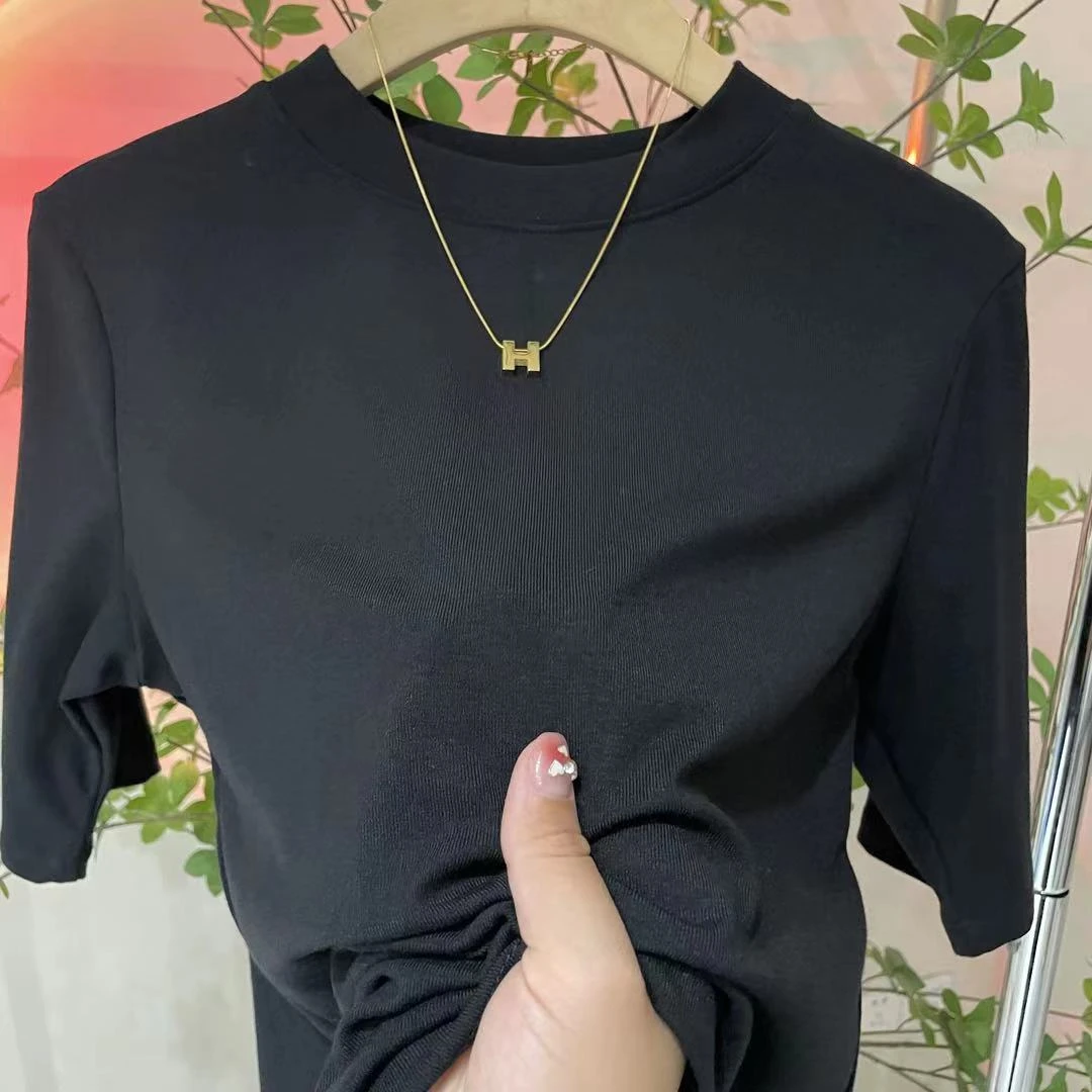 时尚休闲简约螺纹中袖男女士骑行服#2381