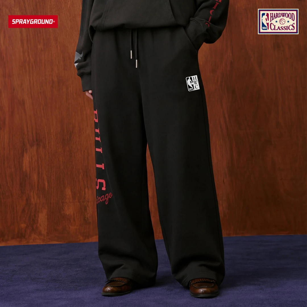 SPRAYGROUND I NBA HWC联名系列鲨鱼嘴针织长裤潮流HD NE232103