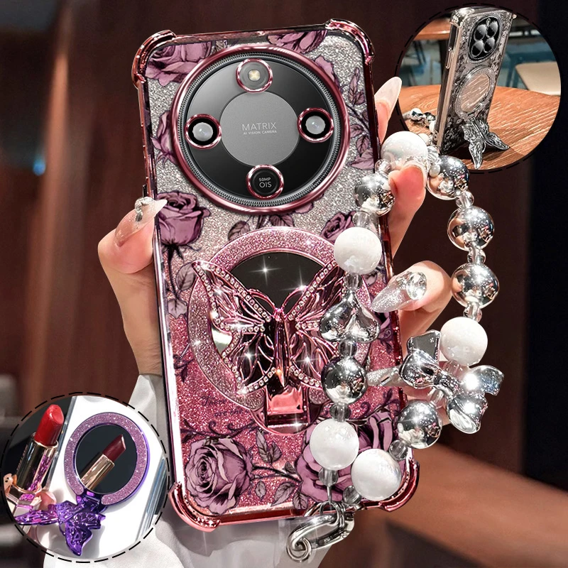 适用华为荣耀X70手机壳MTN-AN00透明印花新品硅胶软壳honor高颜值