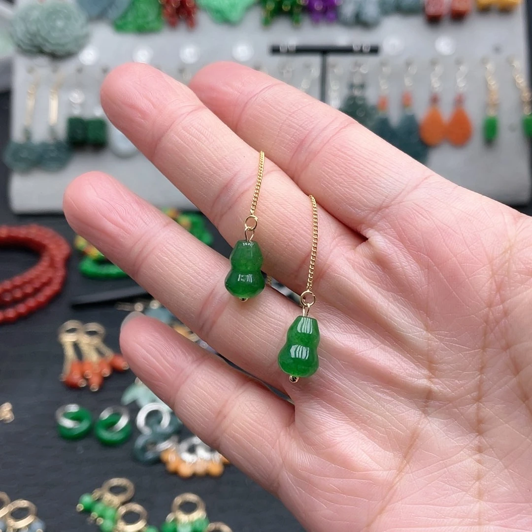 未镶嵌翡翠耳饰486