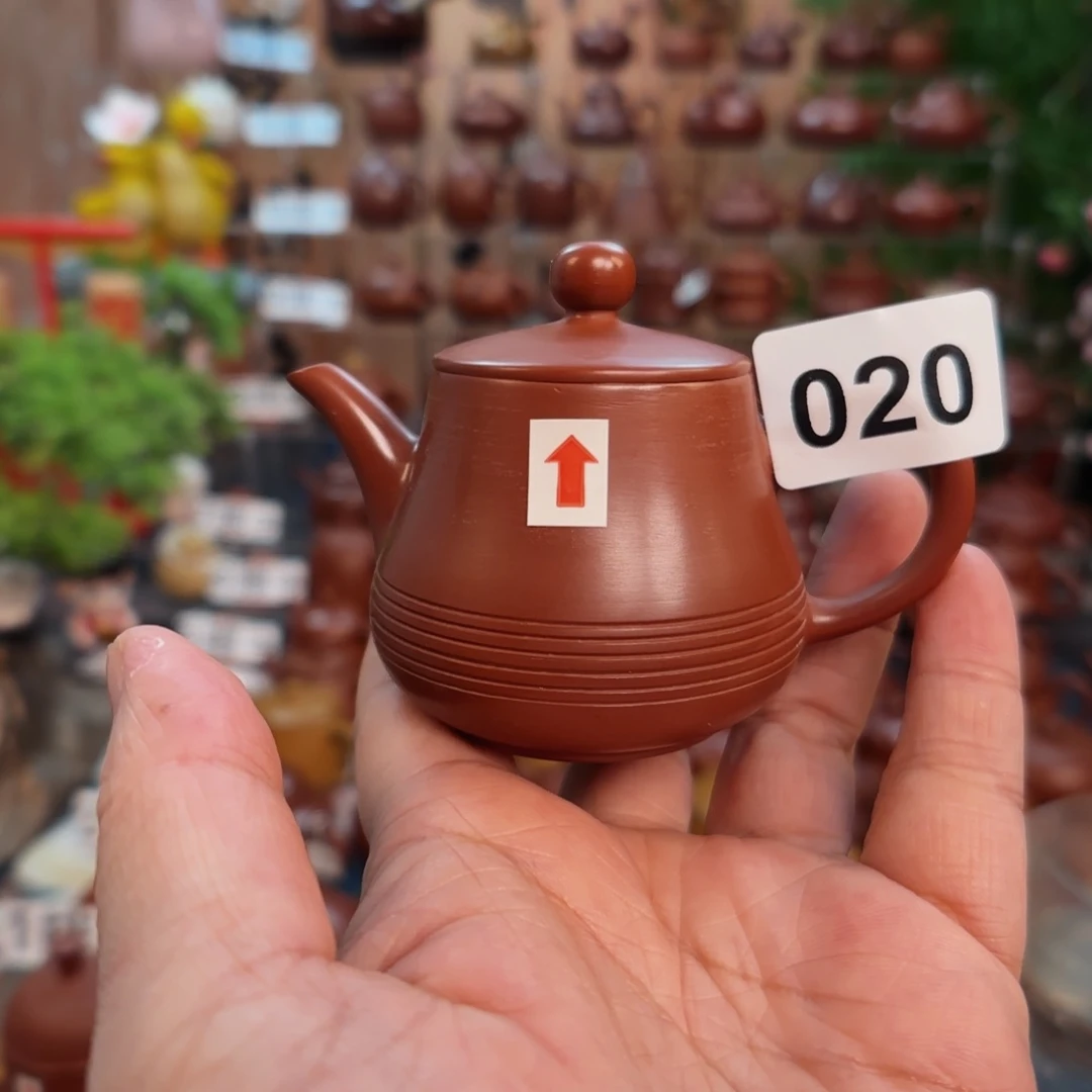 茶壶紫砂朱泥茶壶微瑕65C