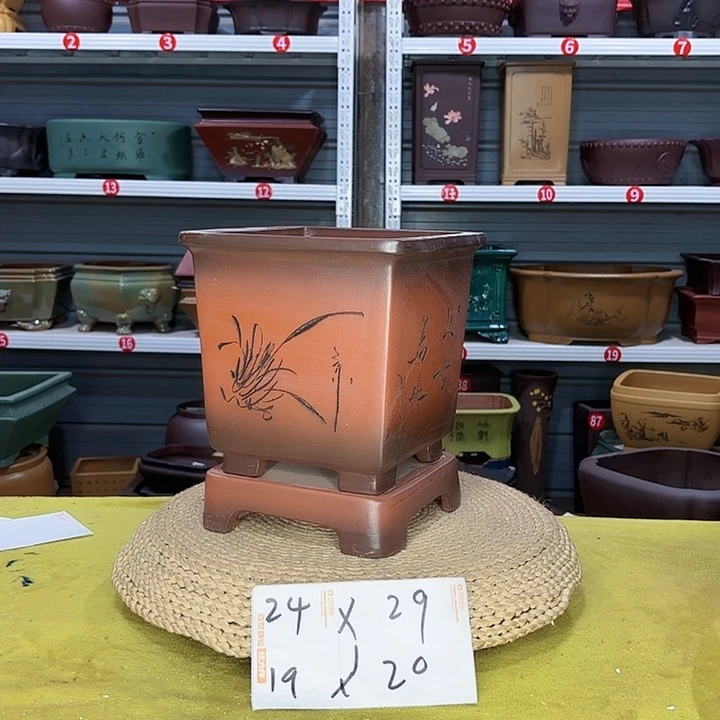 紫砂花盆宜兴紫砂厂