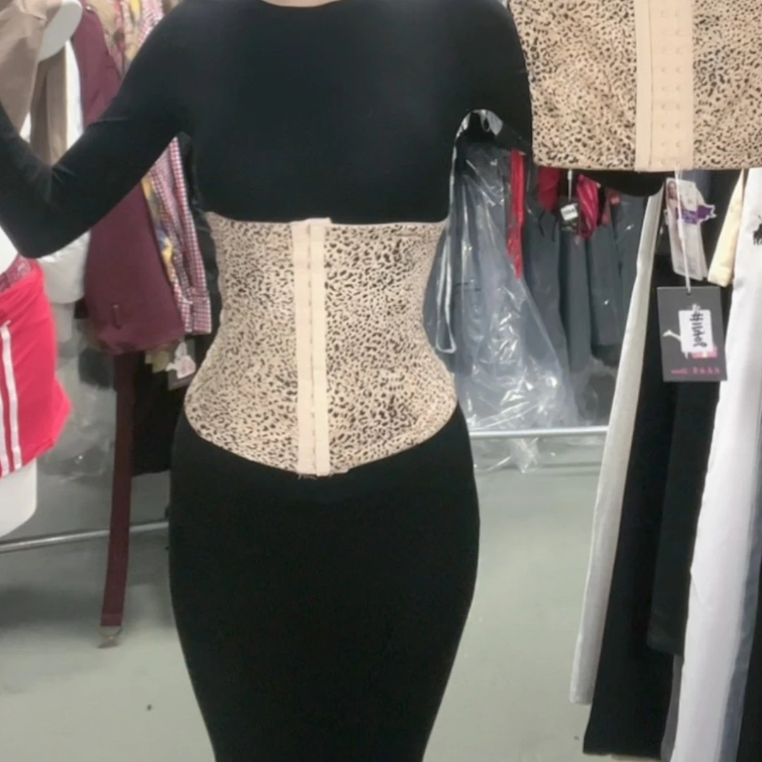 《头头女装》豹纹透气塑身塑腰健身束腰收腹#11406