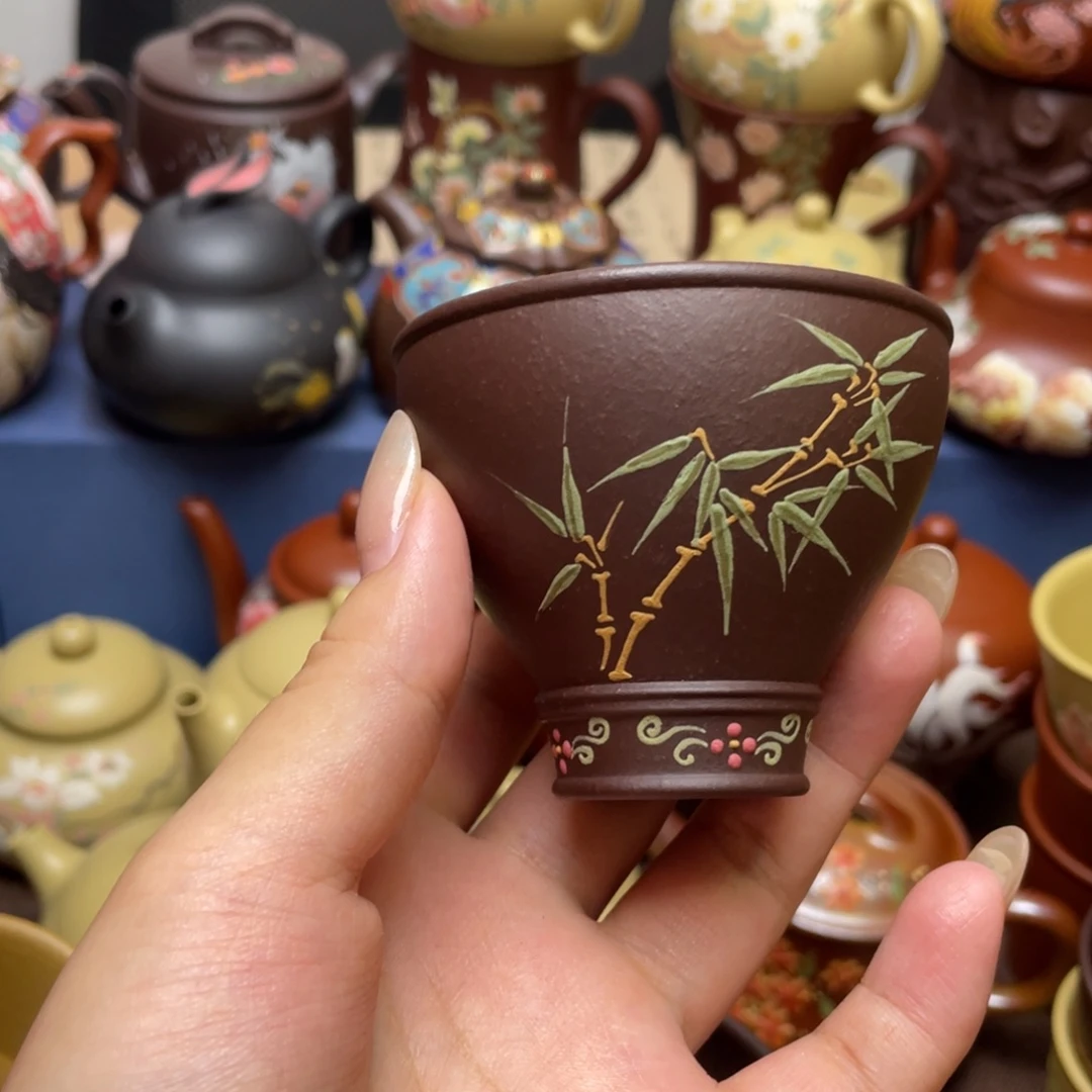 茶杯紫砂紫砂主人杯100cv