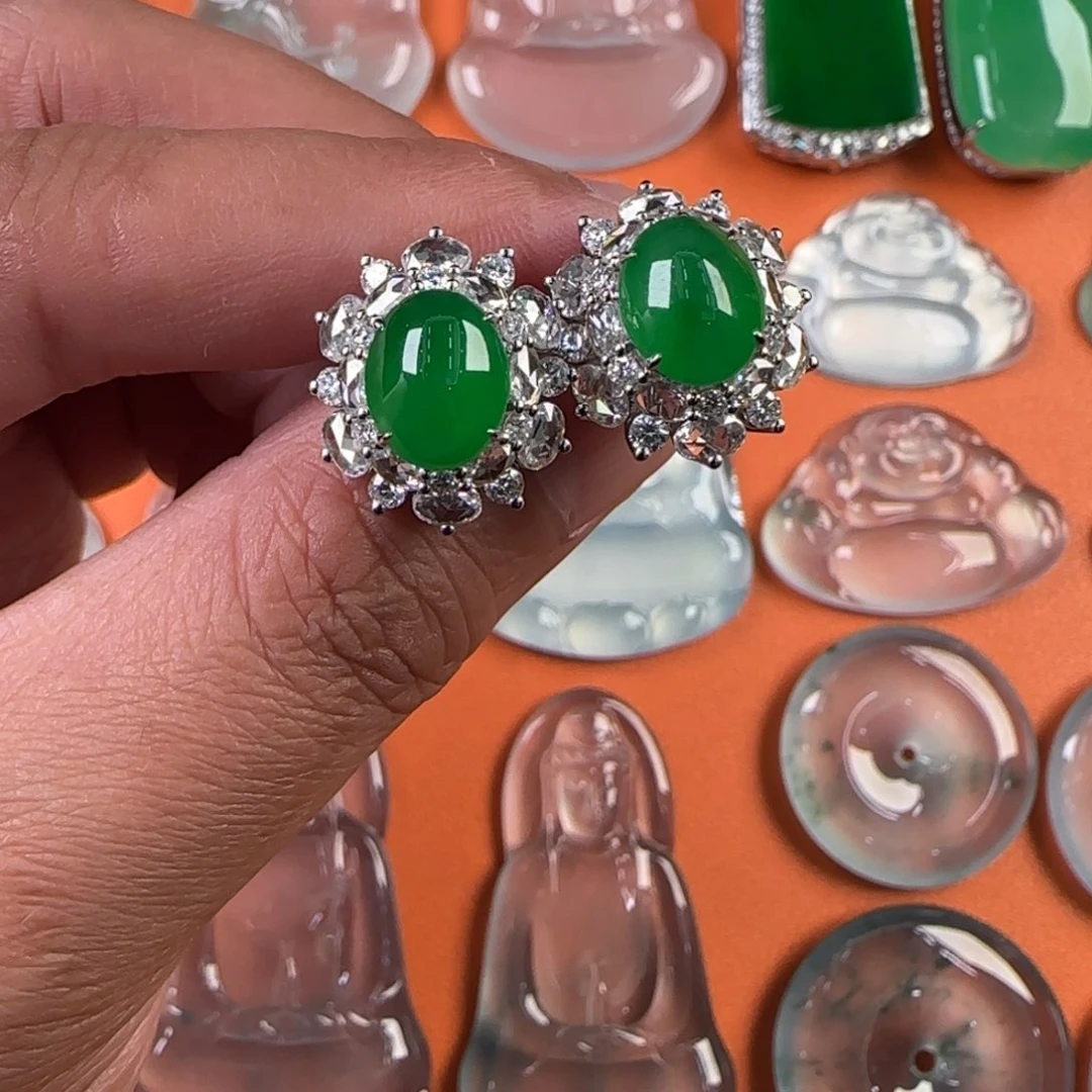 定制翡翠未镶嵌天然