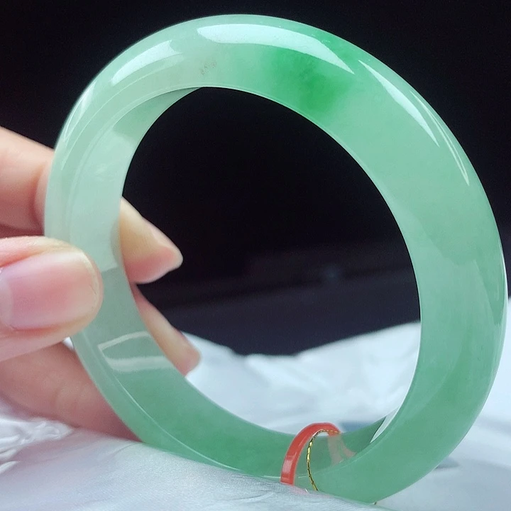 未镶嵌手镯翡翠性价超高！！53圈4892