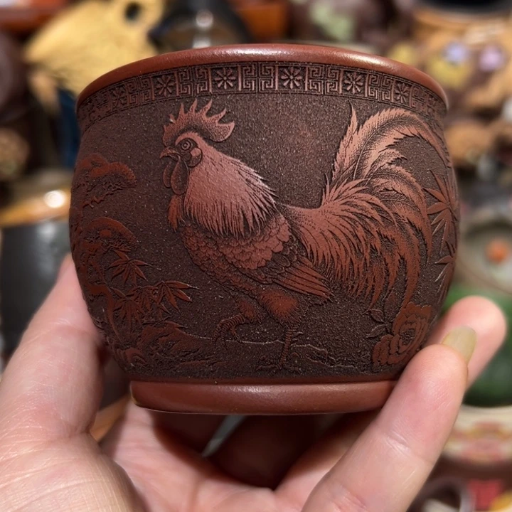 茶杯紫砂宜兴紫砂主人杯