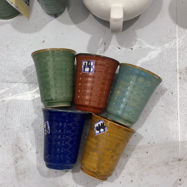 瓷片五厂闻香杯五个微瑕疵