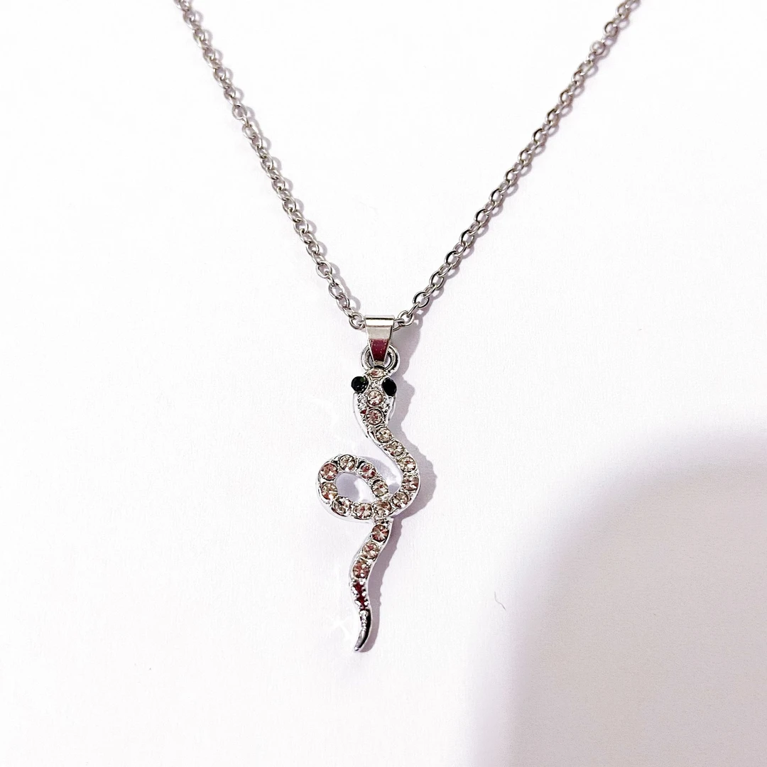 钛钢项链 【13】新款项链轻奢小众韩版百搭高级设计感灵蛇小蛇项链