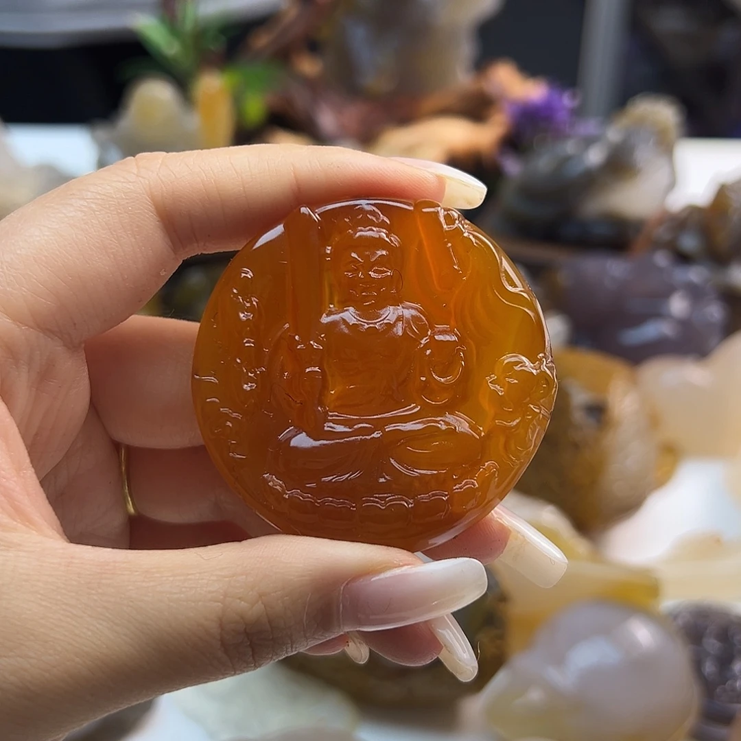 玛瑙/玉髓未镶嵌吊坠(不含链)