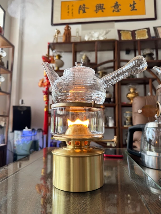 小巧玲珑的省油空气灯来了复古15高10厘米宽手工