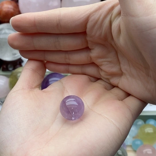 紫晶珠宝半成品未镶嵌水晶35号