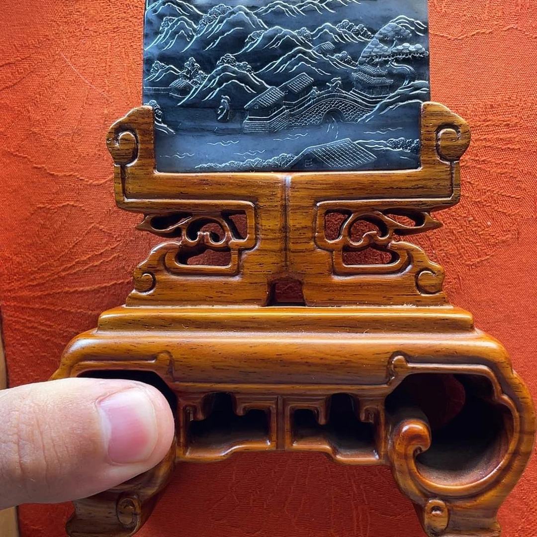 和田玉未镶嵌摆件