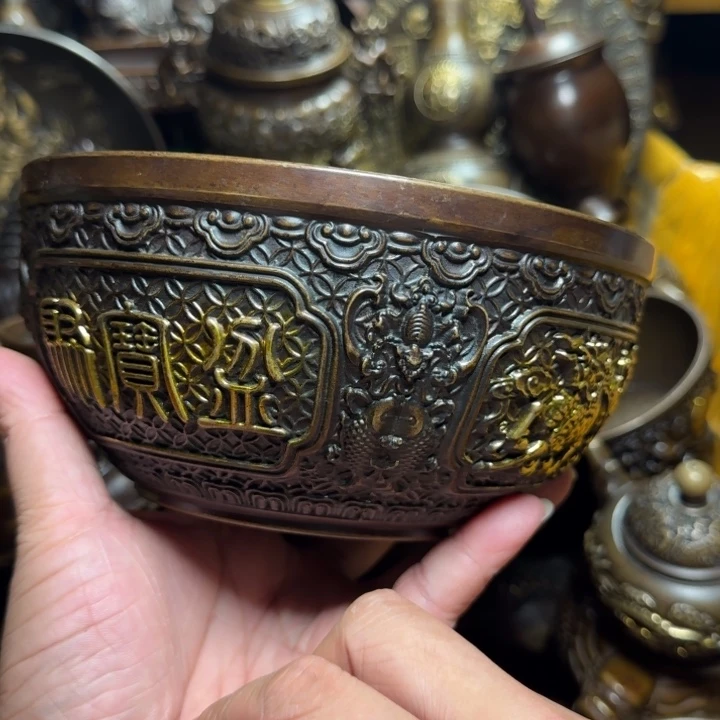 铜器摆件收收藏藏