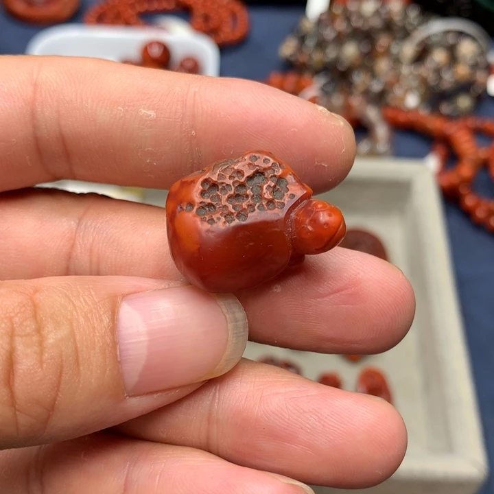 吊坠(不含链)未镶嵌南红玛瑙