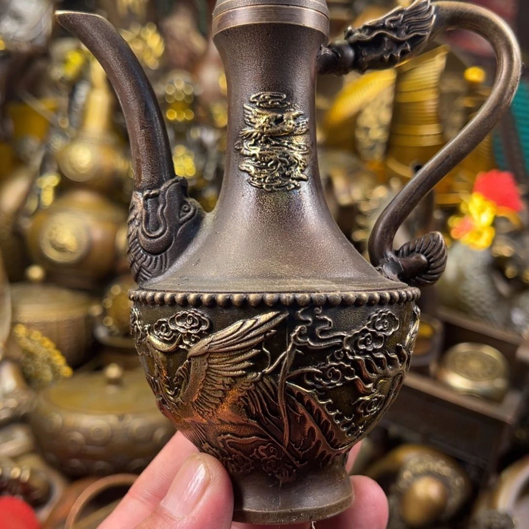 茶壶香炉铜器摆件