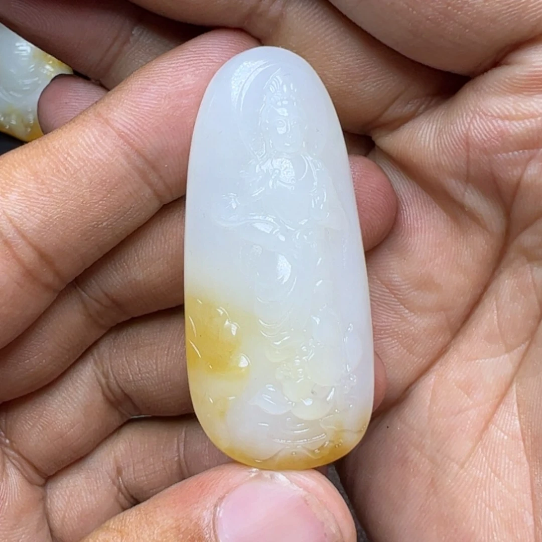 【闪购商品】和田玉未镶嵌吊坠(不含链)海*海