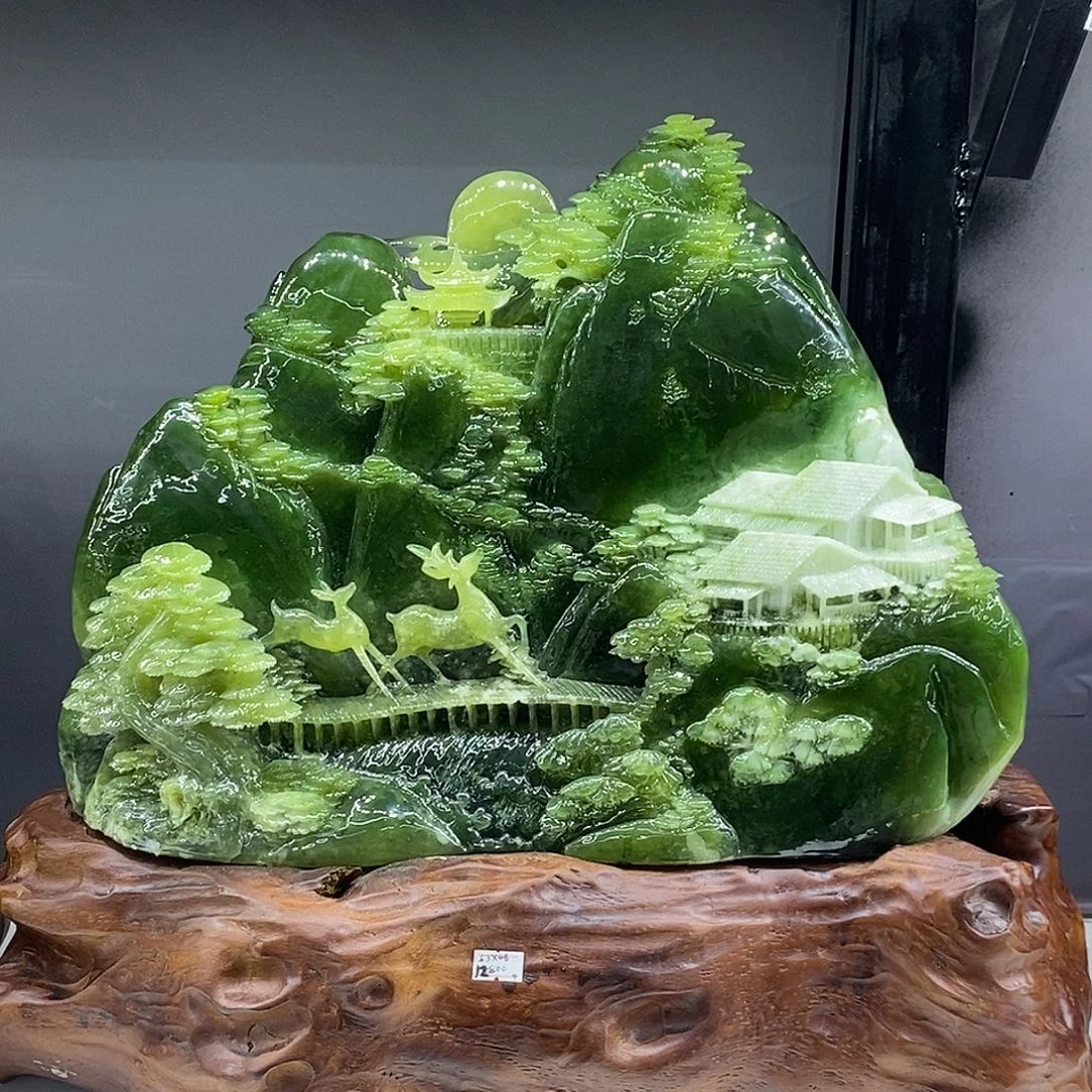 ：***陈玉家居摆件山水摆件