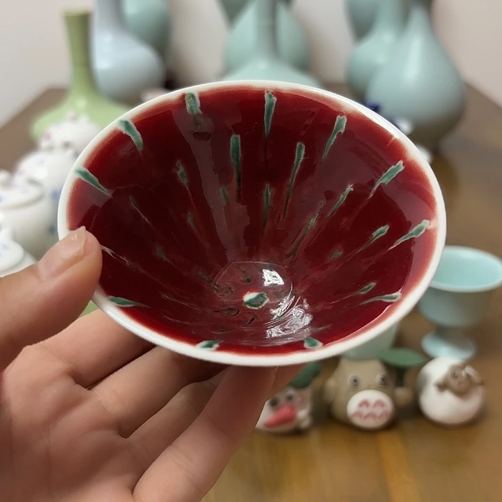 摆件景德镇高温陶瓷杯子微瑕