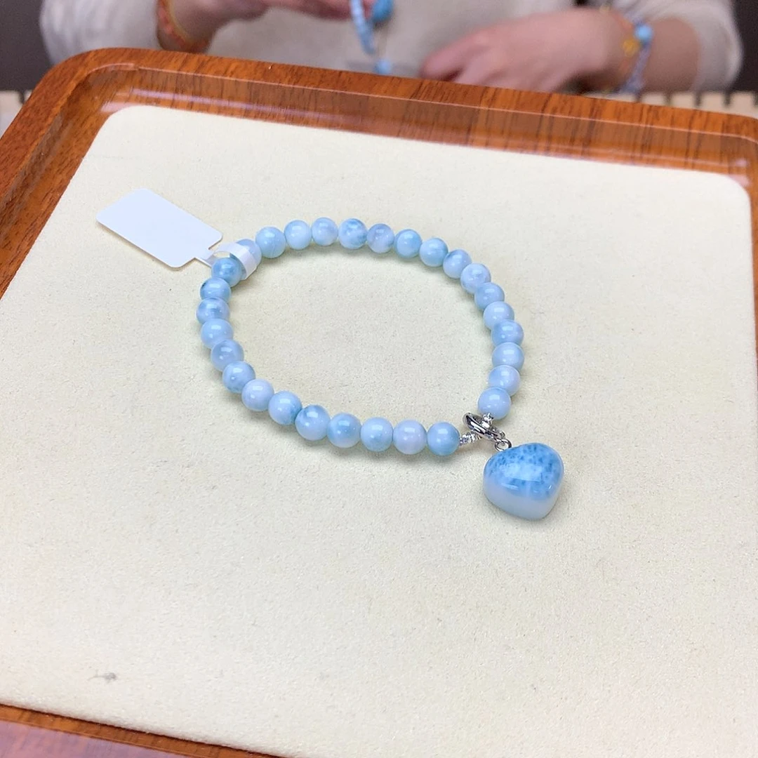 针钠钙石（海纹石）手链未镶嵌