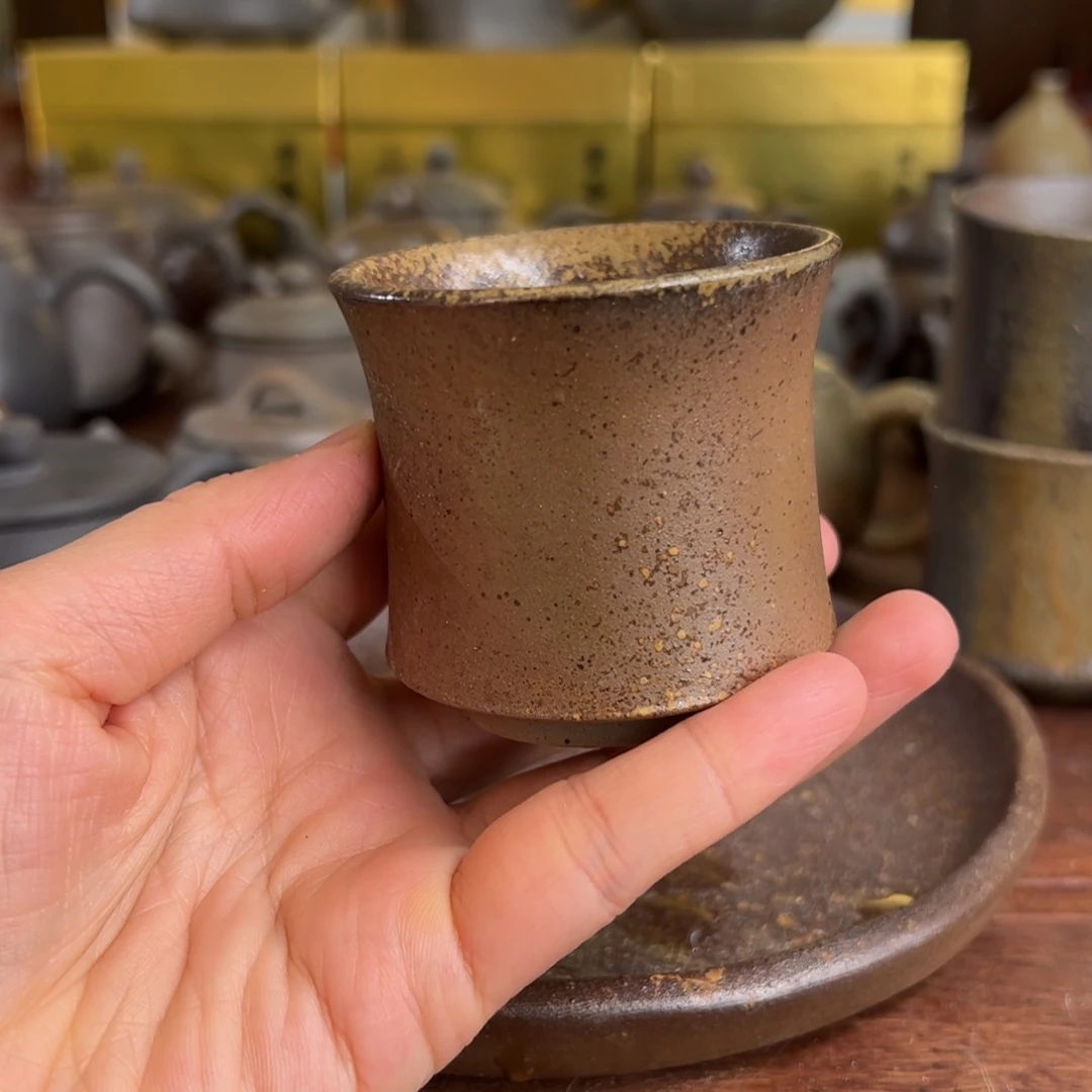 贵台龙窑柴烧茶杯A21