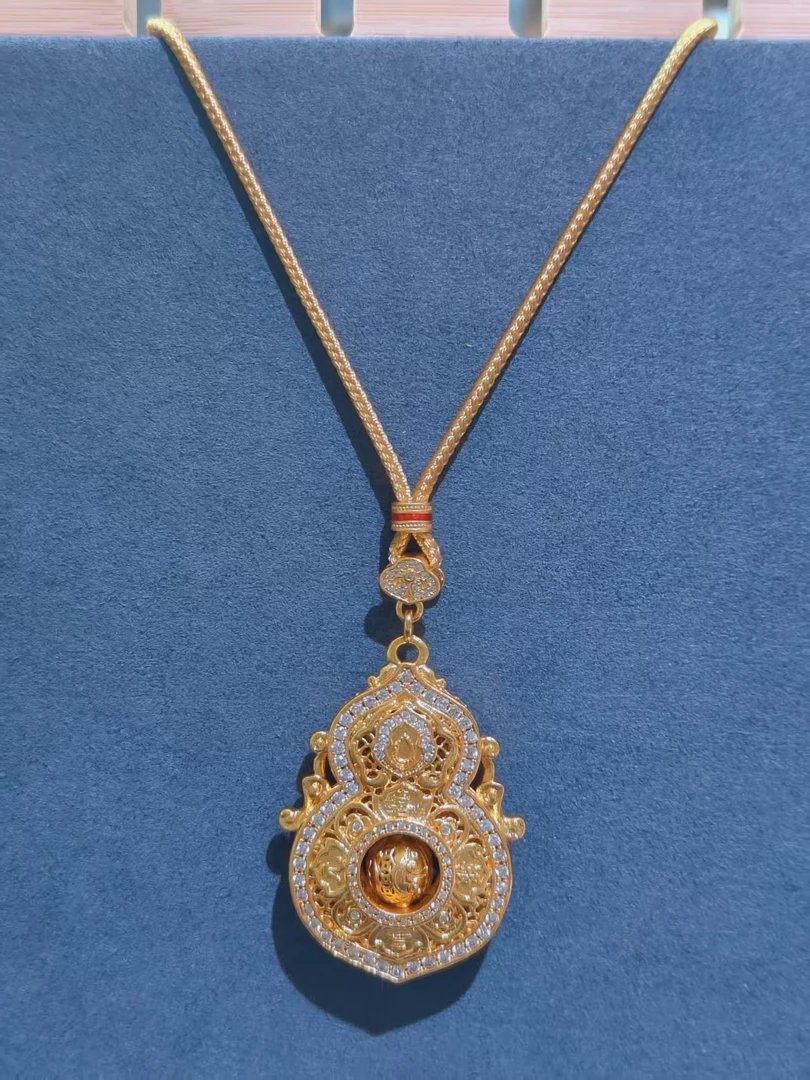 爆款精工雕刻葫芦吊坠B14