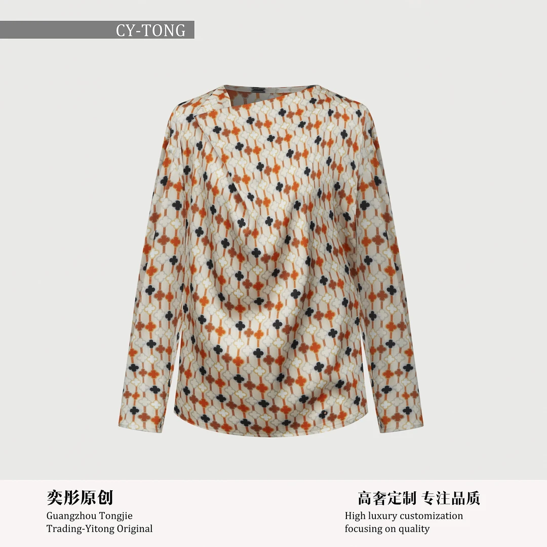 【彤姐原创】春季气质设计感轻奢休闲时尚简约上衣国风衬衫长袖衬衣