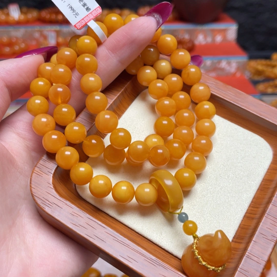 手链蜜蜡未镶嵌手串