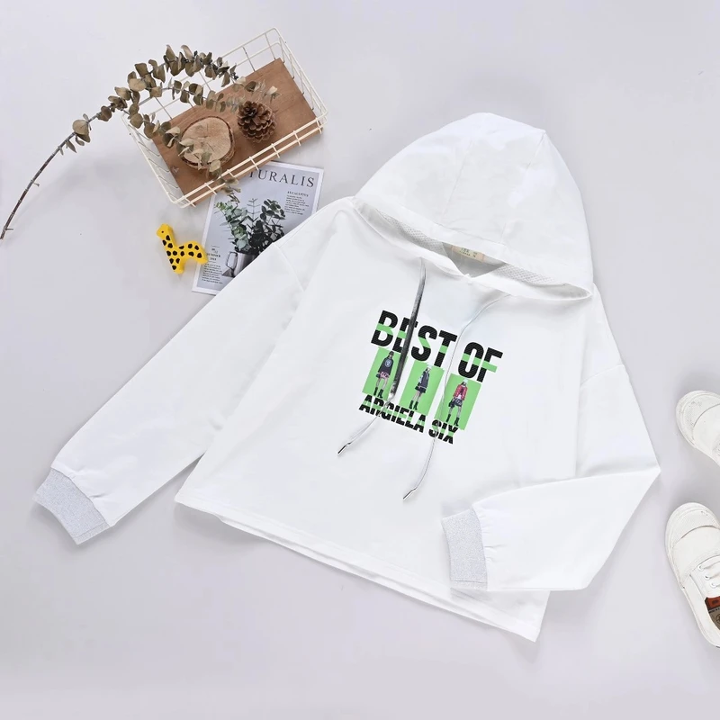 【优子壹家实体品牌】25儿童秋款针织连帽时尚休闲T恤大童6212113