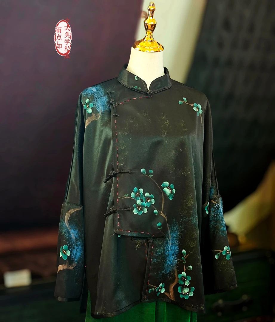 【雨点.知】出品中式美学私服太太服上衣