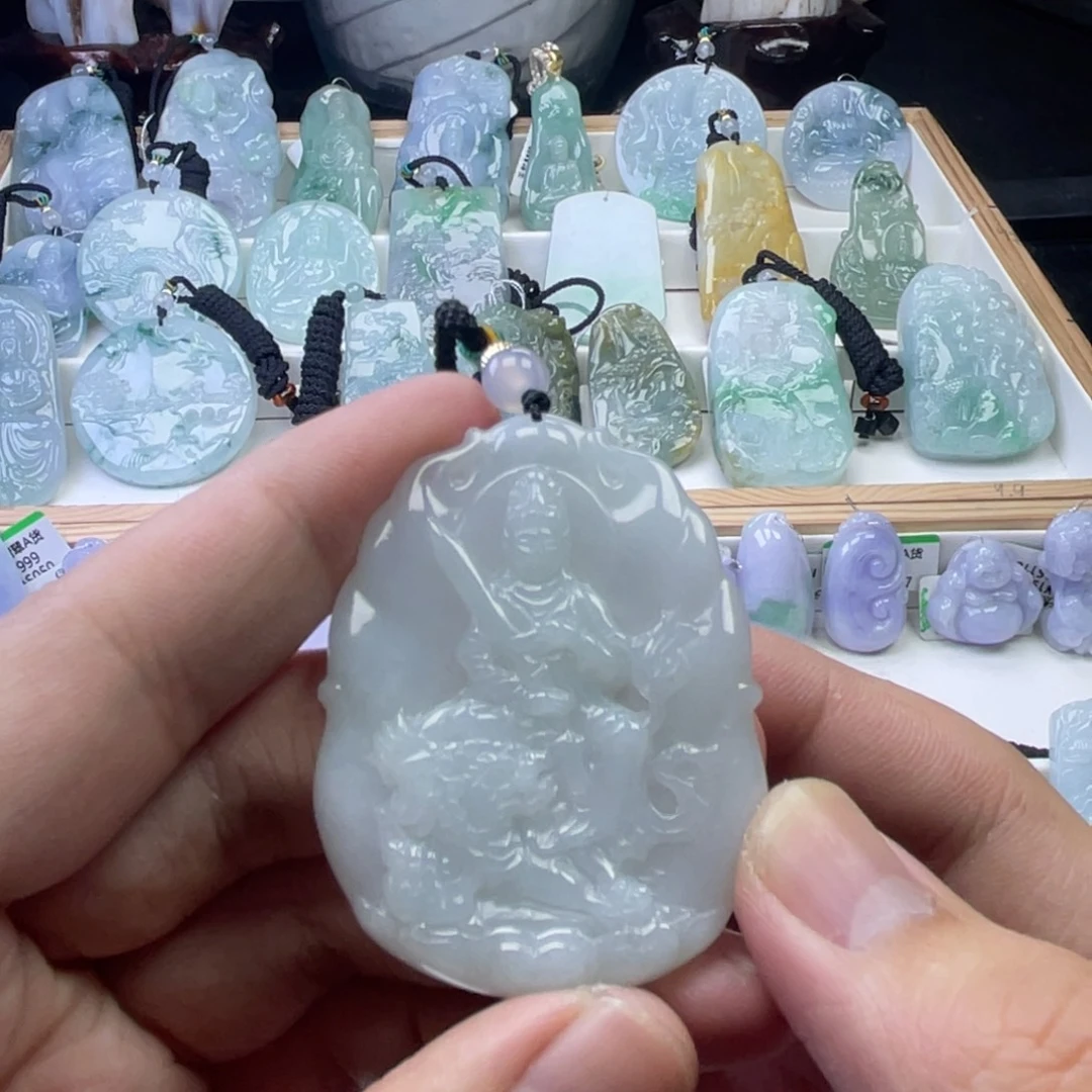 翡翠未镶嵌颈饰841