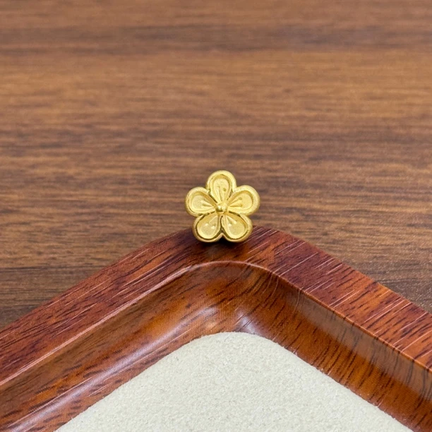 水贝黄金足金999加厚桃花DP1744