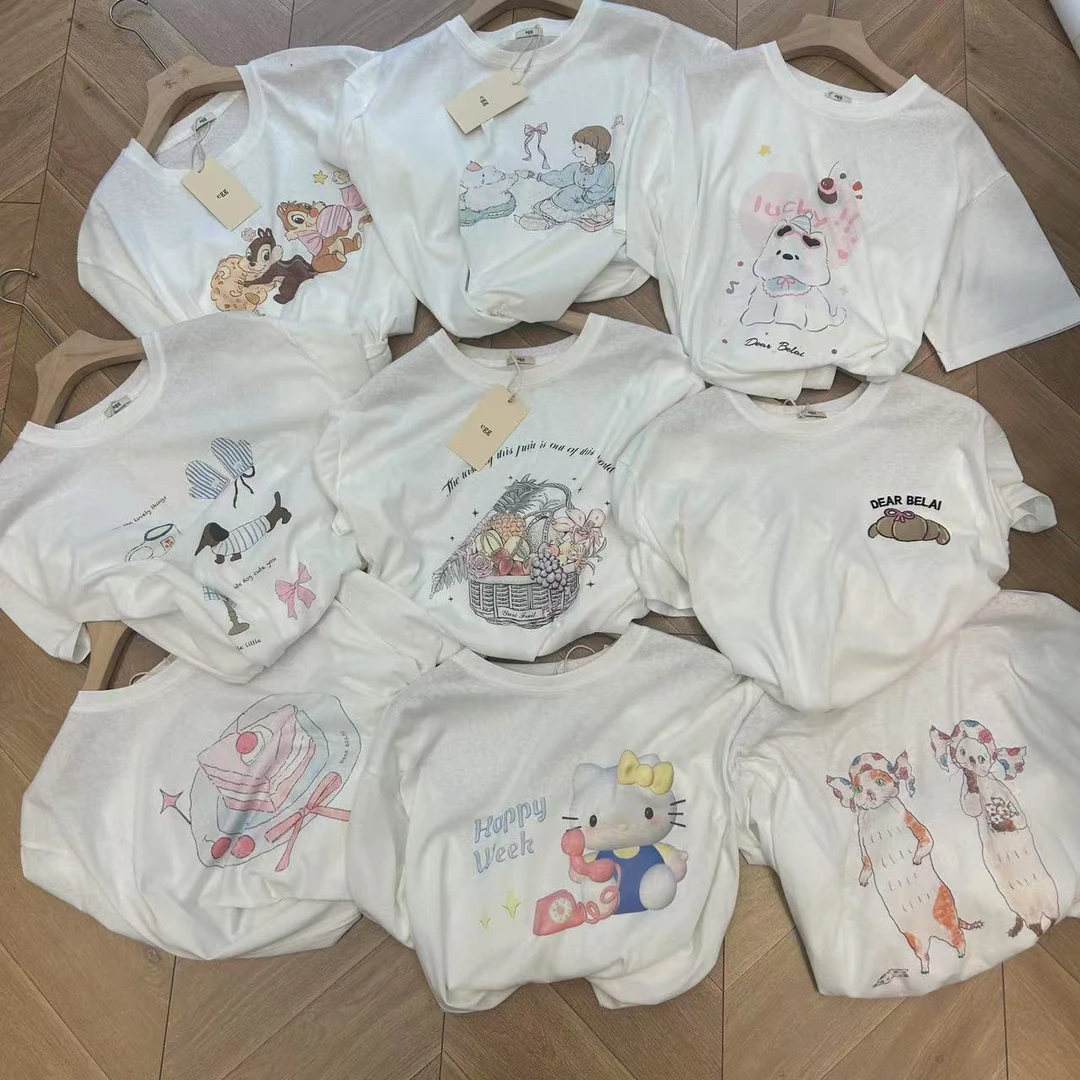 恩熙·韩版新款高品腊肠狗短袖T恤7295