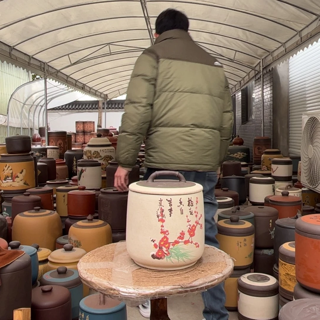 紫砂茶叶罐8 饼茶叶罐