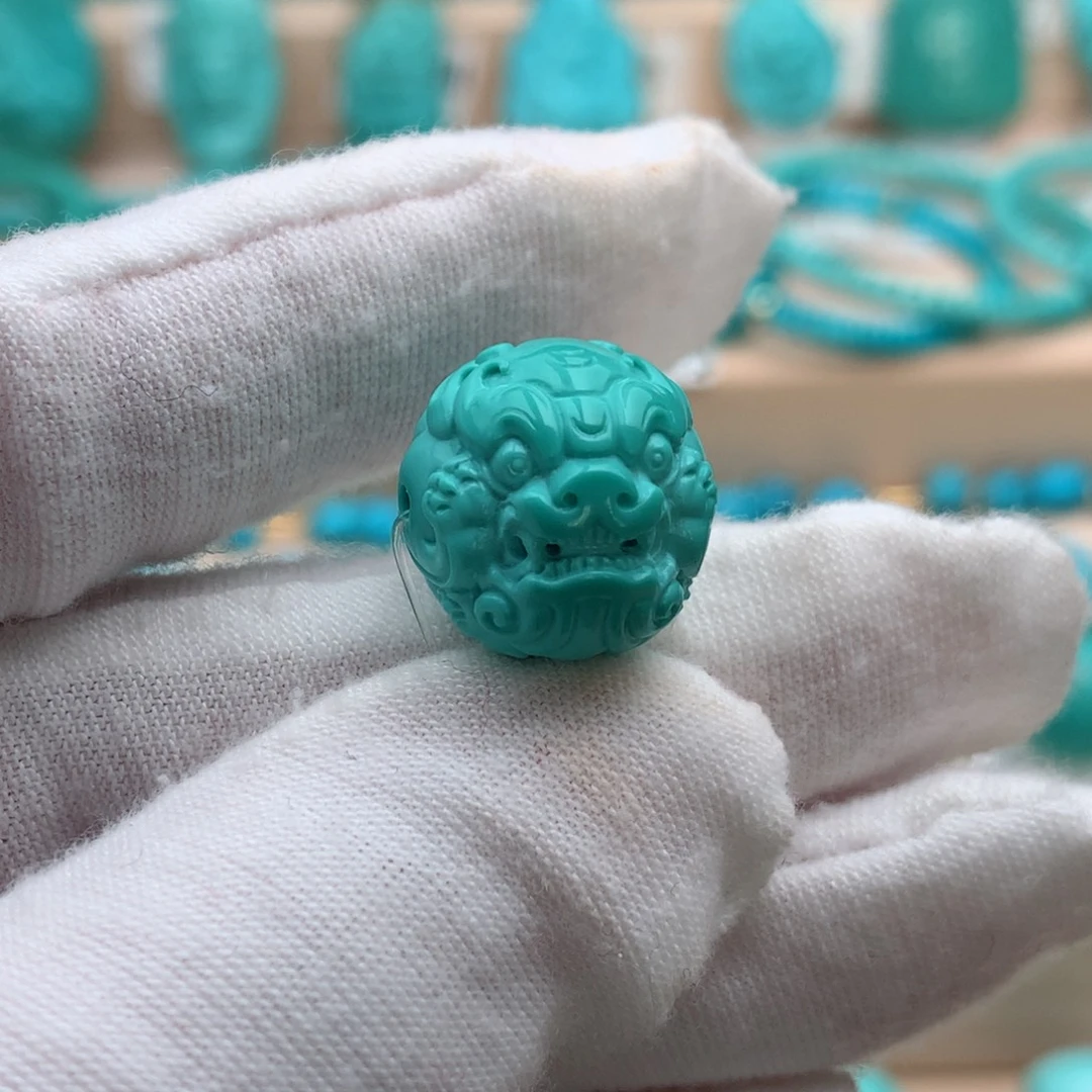 绿松石未镶嵌珠宝奇石15mm