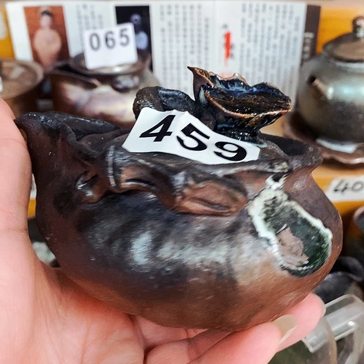 紫砂茶杯靑*果柴烧纯手工459