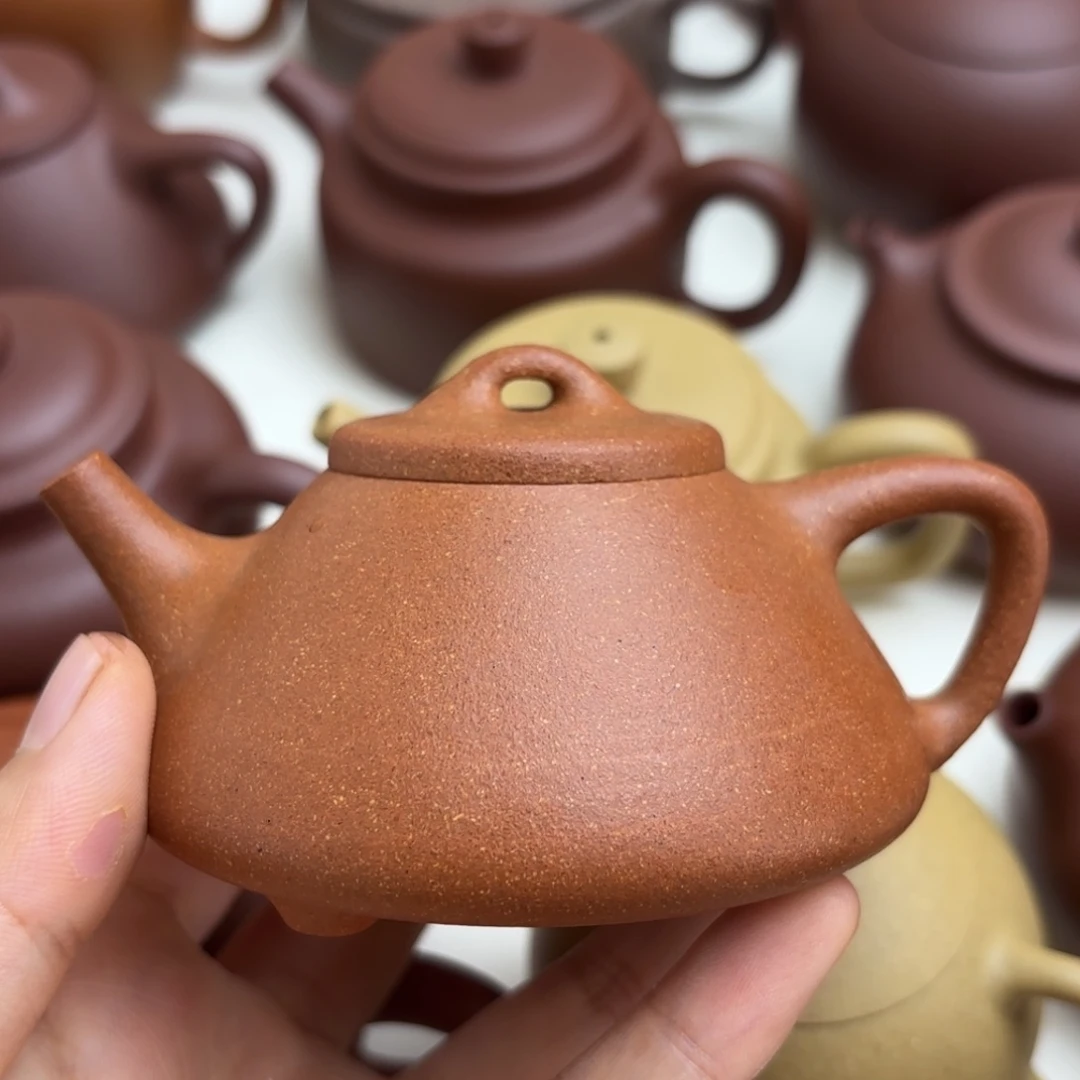 9***7茶壶紫砂黄降坡子冶120cc瑕疵